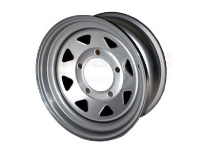 Silver 8 Spoke 7x16 Steel...