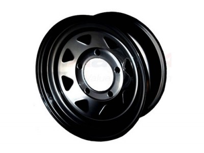 Black 8 Spoke 7x16 Steel...