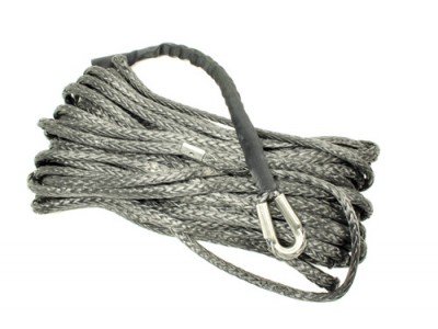 Grey Sinthetyc winch rope -...