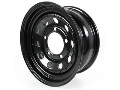 Llanta Acero Desplazada Black Modular +3cms - TERRAFIRMA