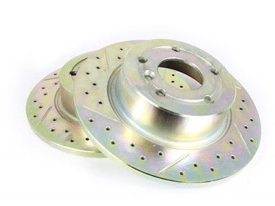 Brake Disc Rear - Cross Drill/Grooved